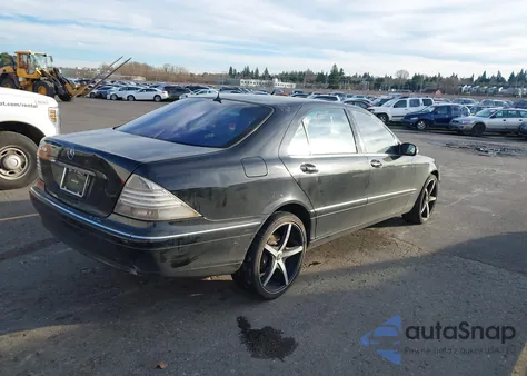 2002 Mercedes-Benz S 430 z USA, uszkodzony, nr VIN WDBNG70J32A257197